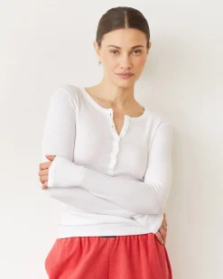 MONROW Baby Thermal Henley WHITE Online