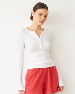 MONROW Baby Thermal Henley WHITE Online