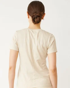 MONROW Basic V Neck NATURAL Best