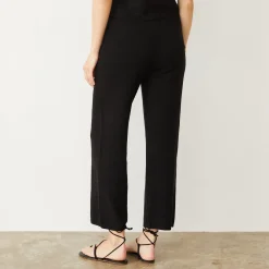 MONROW Boucle Knit Crop Pant BLACK Best