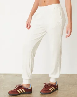 MONROW Brushed Rib Cuff Sweat NATURAL Best