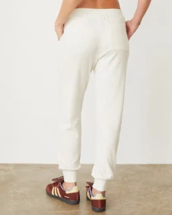 MONROW Brushed Rib Cuff Sweat NATURAL Best