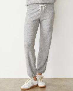 MONROW Brushed Thermal Vintage Sweat HEATHER/ASH Fashion