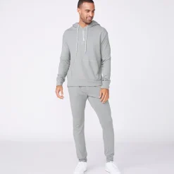 MONROW Bungee Cord Quarter Zip Hoody GUNMETAL Best