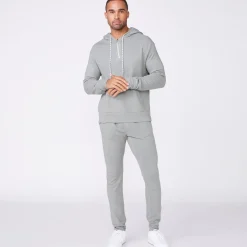 MONROW Bungee Cord Quarter Zip Hoody GUNMETAL Best