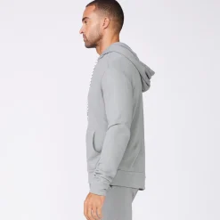 MONROW Bungee Cord Quarter Zip Hoody GUNMETAL Best