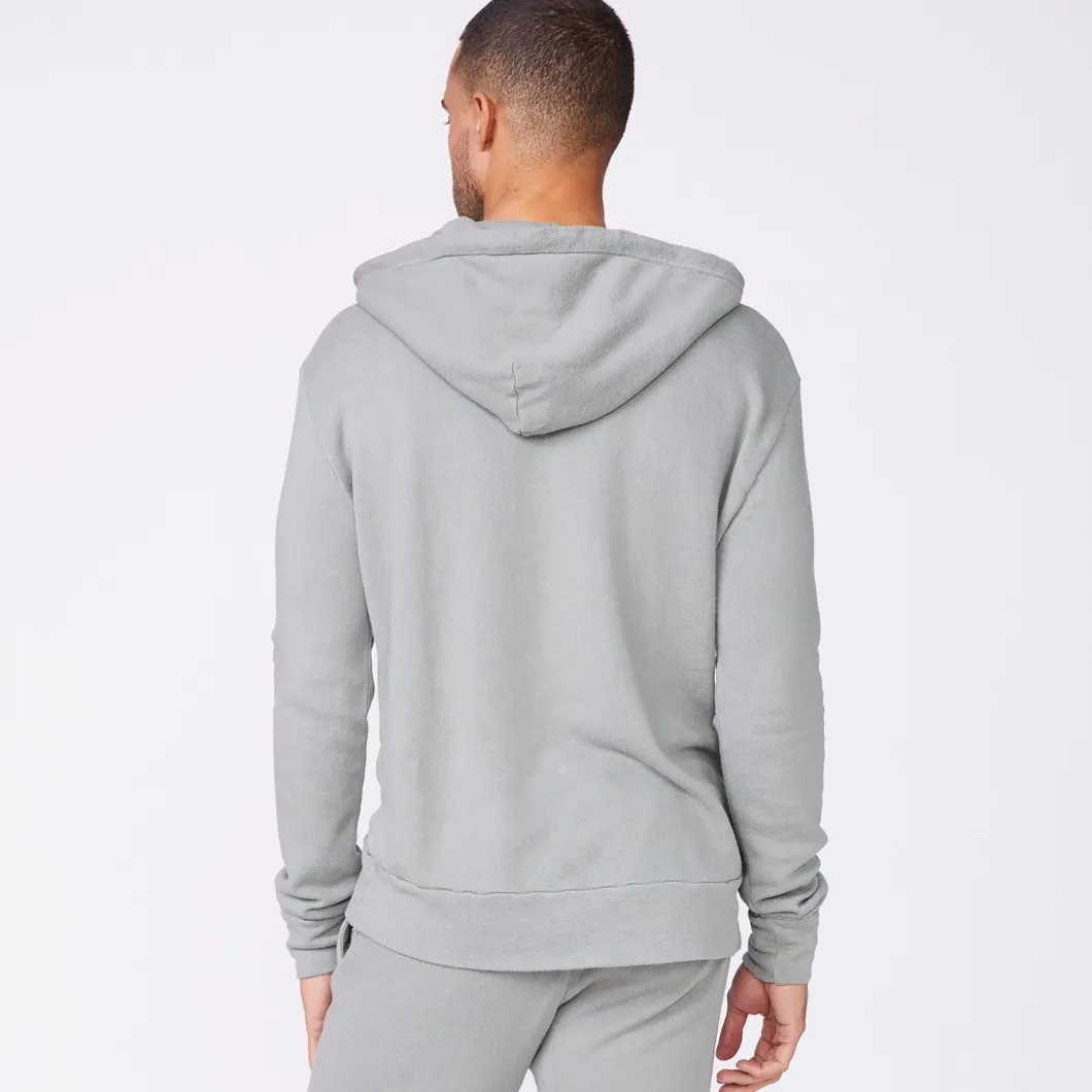 MONROW Bungee Cord Quarter Zip Hoody GUNMETAL Best