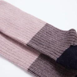 MONROW Color Block Socks CLAY/ICEDCOFFEE/BLACK Online