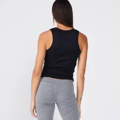 MONROW Cotton Modal Narrow Tank - Color BLACK Best