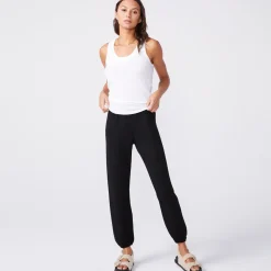 MONROW Cotton Modal Narrow Tank - Color WHITE Discount