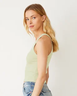 MONROW Crop Ultimate Tank MATCHA Discount