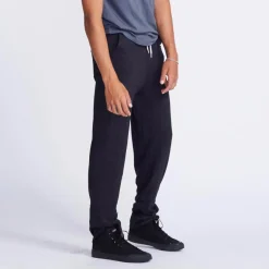 MONROW Fleece Trouser Sweats BLACK Discount