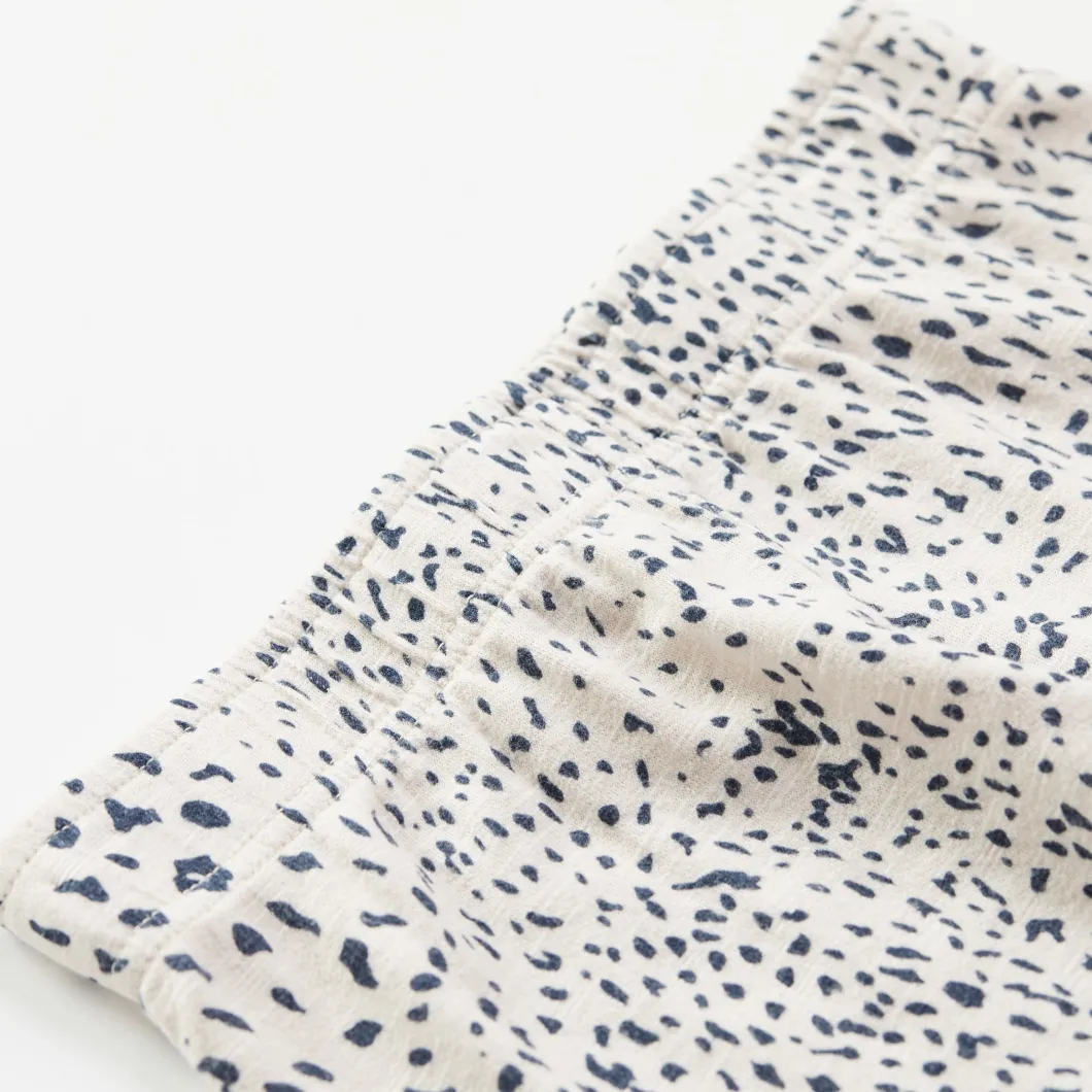 MONROW Kids Mini Cheetah Elastic Waist Sweats BONE Fashion