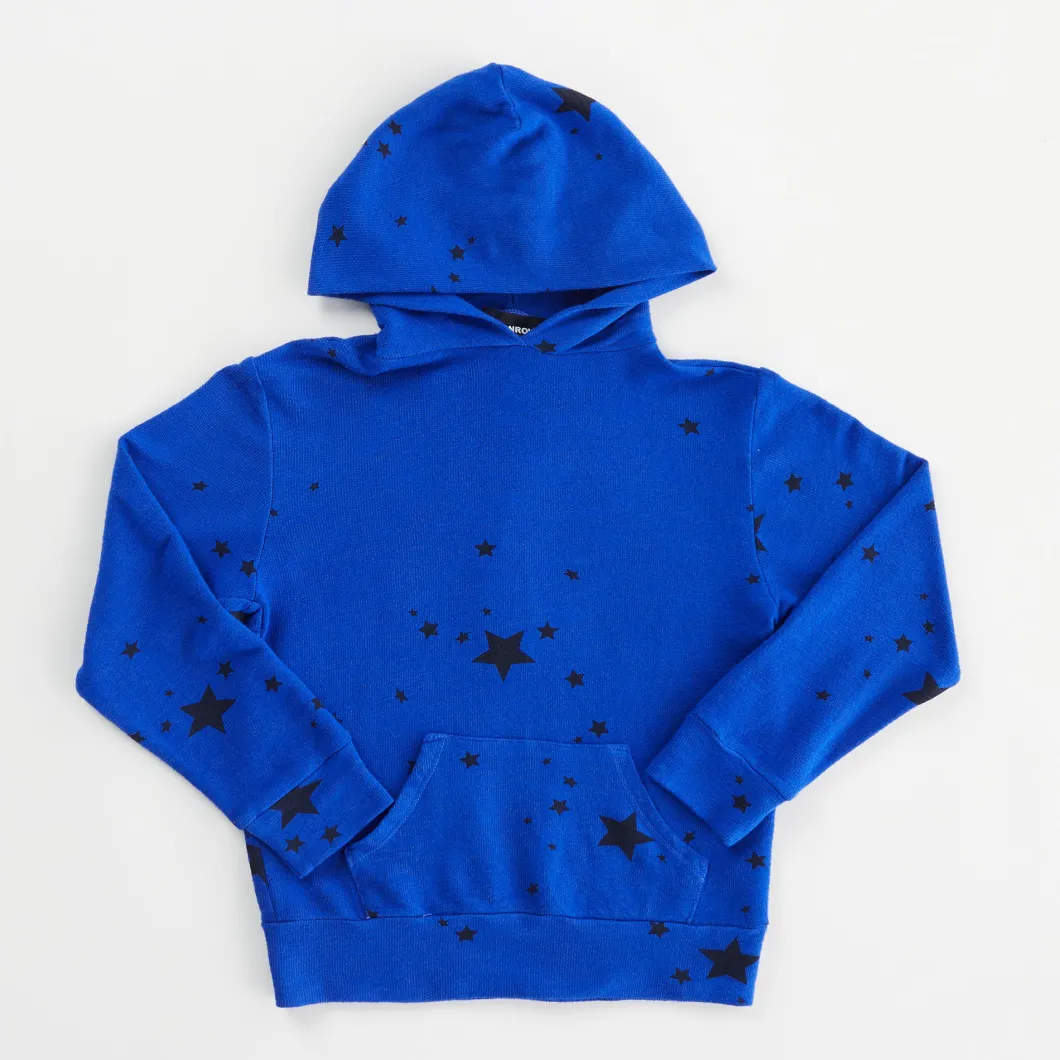 MONROW Kids Supersoft Stardust Pullover Hoody ELECTRICBLUE Cheap