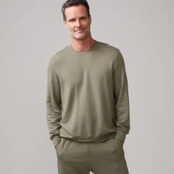 MONROW Lounge Sweatshirt ARMY Flash Sale