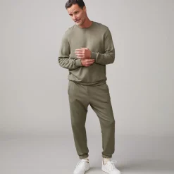 MONROW Lounge Sweatshirt ARMY Flash Sale