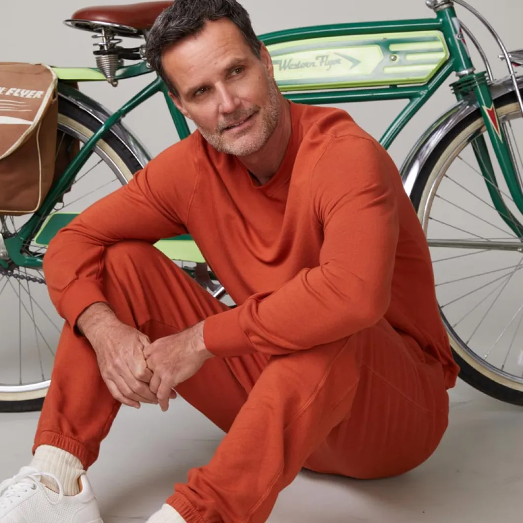 MONROW Lounge Sweatshirt FADEDRUST Flash Sale