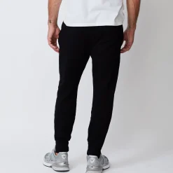 MONROW Men's Supersoft Fleece Jogger - Color BLACK Fashion