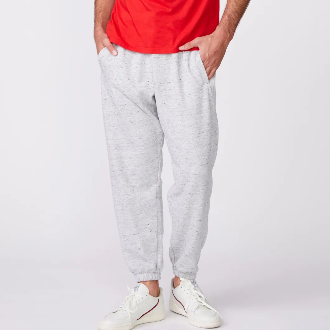 MONROW Men's Vintage Weekend Sweats - Heather Grey HEATHERGREY New