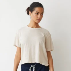 MONROW Mesh Athletic Tee BONE Best Sale