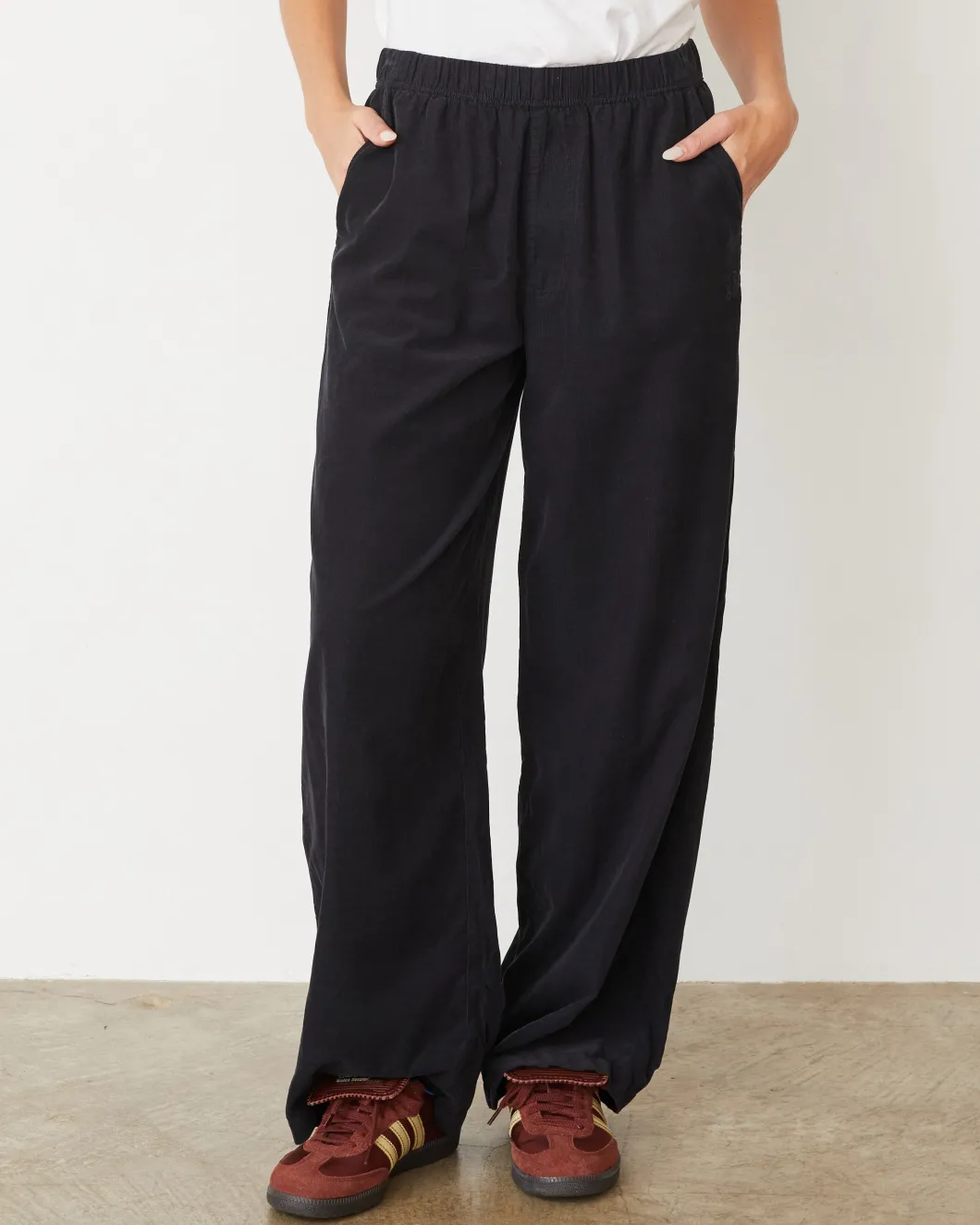 MONROW Mini Corduroy Boxer Pant FADEDBLACK Shop