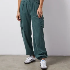 MONROW Mini Corduroy Parachute Pant CACTUS Best Sale