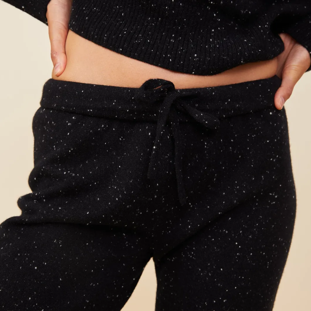 MONROW Neps Cashmere Oversize Sweat BLACK Online