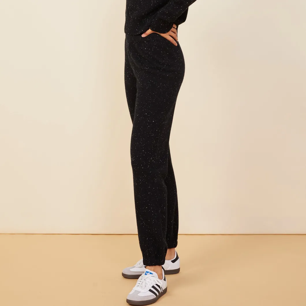 MONROW Neps Cashmere Oversize Sweat BLACK Online