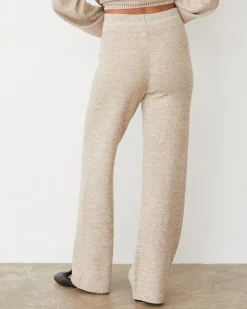 MONROW Organic Cotton Cashmere Relaxed Pant WALNUT Shop