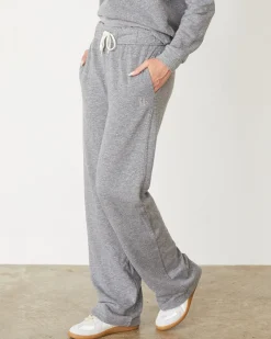 MONROW Original Fleece Straight Leg Sweat GRANITE Fashion