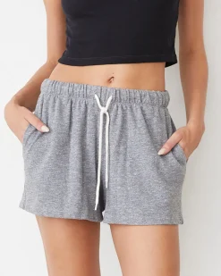 MONROW Original Fleece Ultimate Short GRANITE Store