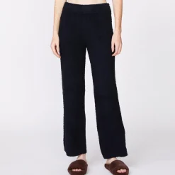 MONROW Plush Sweater Pants BLACK Clearance