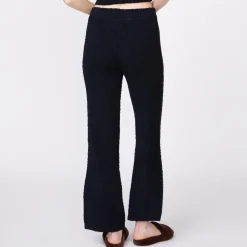 MONROW Plush Sweater Pants BLACK Clearance
