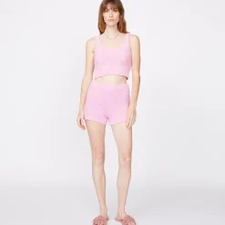 MONROW Plush Sweater Shorts ORCHID Cheap