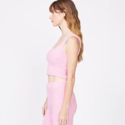 MONROW Plush Sweater Tank - Color ORCHID Outlet