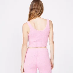 MONROW Plush Sweater Tank - Color ORCHID Outlet