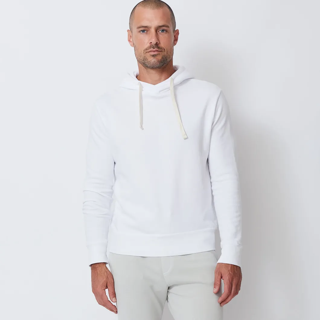 MONROW Pullover Hoody WHITE Clearance
