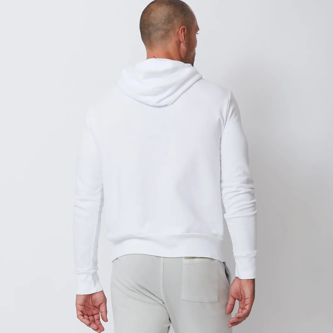 MONROW Pullover Hoody WHITE Clearance