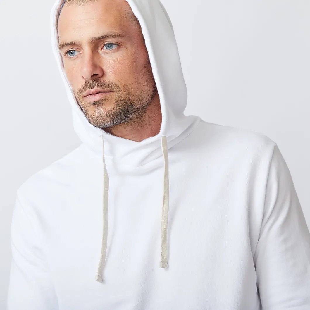 MONROW Pullover Hoody WHITE Clearance