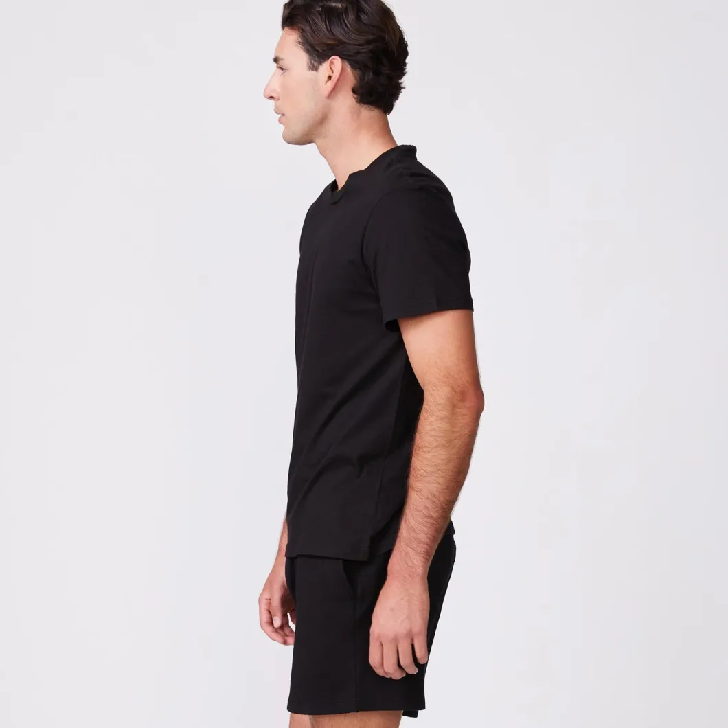 MONROW Relaxed Crew BLACK Flash Sale
