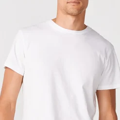 MONROW Relaxed Crew WHITE New