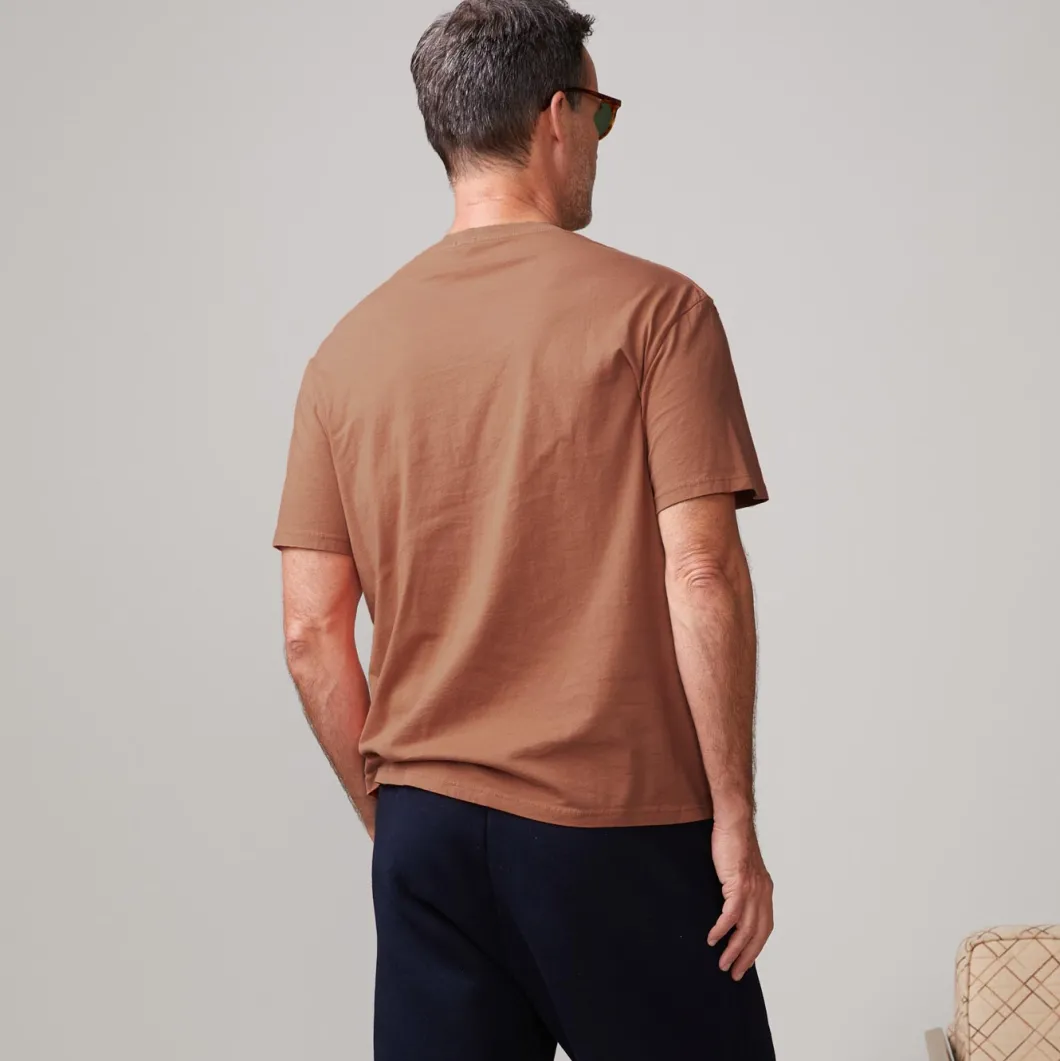 MONROW Relaxed Pocket Crew CARAMEL Best