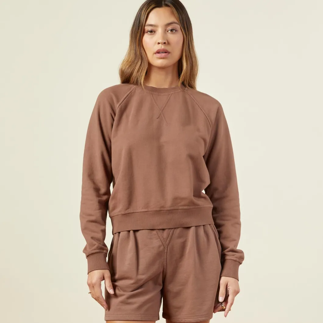 MONROW 90's Classic Raglan DUSTYCOCOA Flash Sale