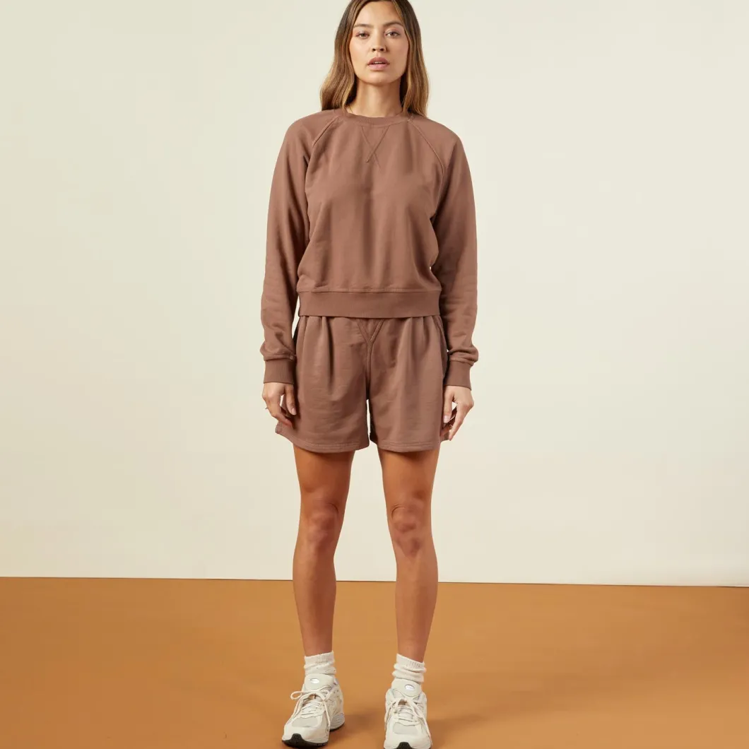 MONROW 90's Classic Raglan DUSTYCOCOA Flash Sale