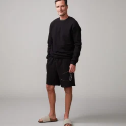 MONROW 70's Raglan BLACK Cheap