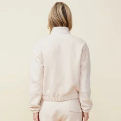 MONROW Seamed Bomber Jacket BONE Hot