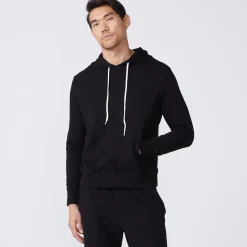 MONROW Slouchy Pullover Hoody BLACK Shop