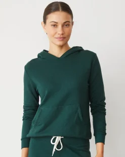 MONROW Softfleece Kangaroo Pullover EVERGREEN Shop