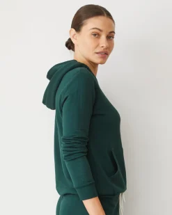 MONROW Softfleece Kangaroo Pullover EVERGREEN Shop