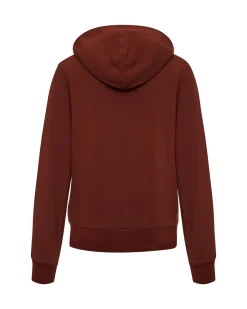 MONROW Softfleece Zip Up Hoody RUST New
